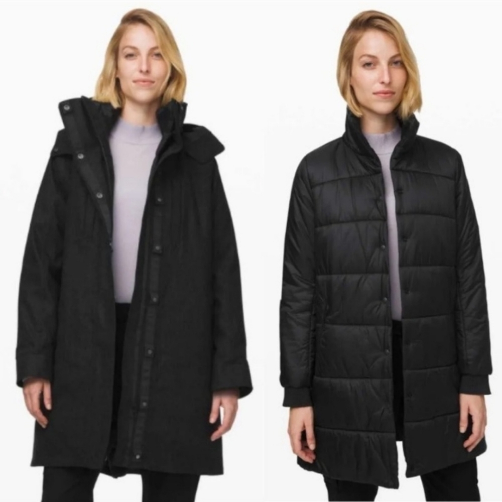 NWOT Lululemon Roam Far Wool 3 in 1 Technical Coat Parka Winter Snow